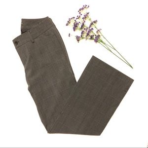 Grey Eddie Bauer Slacks with Plaid Print
